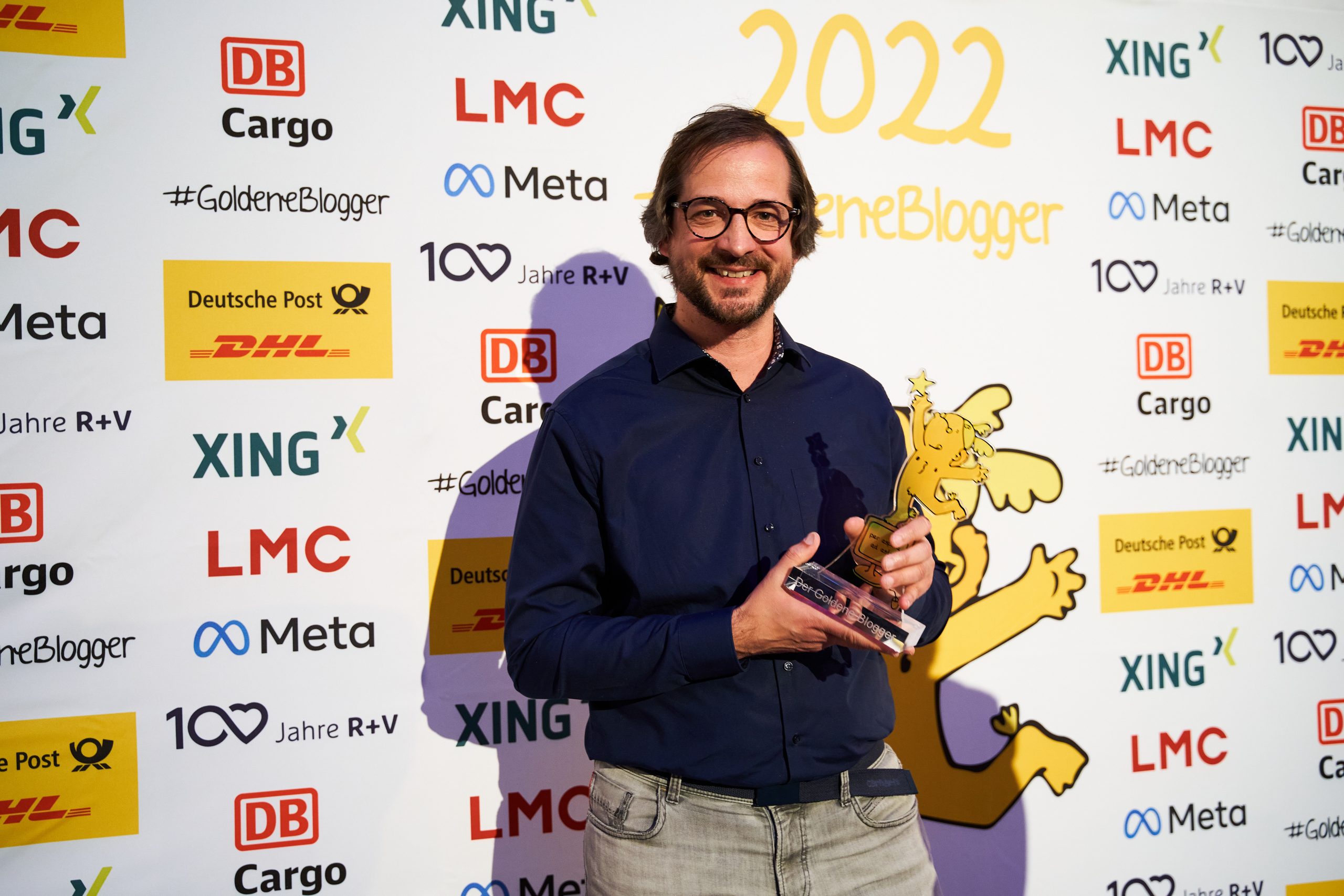 Da ist das Ding! Der Goldene Blogger 2022 - Comic-Denkblase